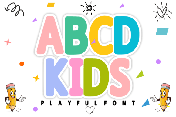 ABCD Kids: A Playful Display Font That Puts Joy on Your Brand