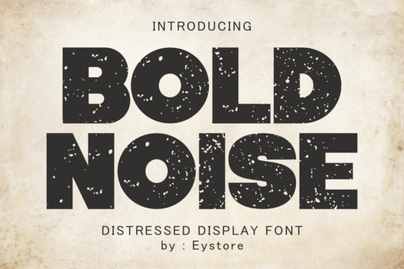 Bold Noise: A Display Font That Screams Before You Scroll