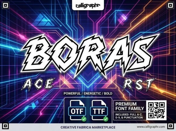 Boras: A Bold, Confident Display Font