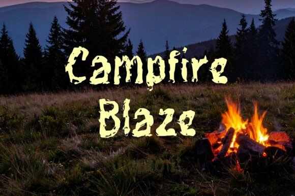 Campfire Blaze: A Display Font for Editorial Soul and Structure