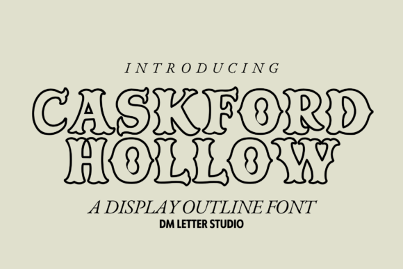 Caskford Hollow: A Display Font That Commands Attention