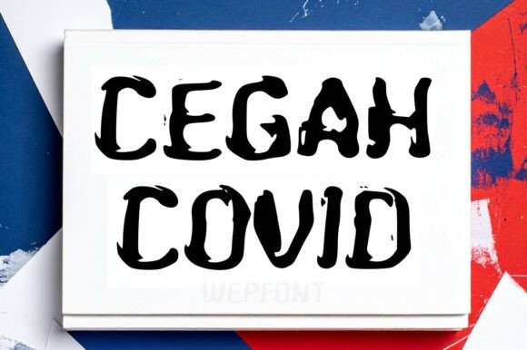 Cegah Covid: A Bold Display Font for Impactful Web Headlines