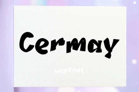 Cermay: A Playful Display Font That Delivers Campaign Personality