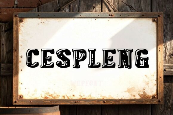 Cespleng: A Display Font with Quiet Confidence