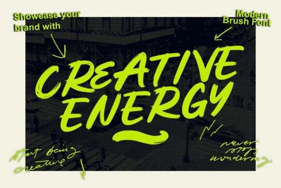 Creative Energy: A Display Font That Builds Brand Trust