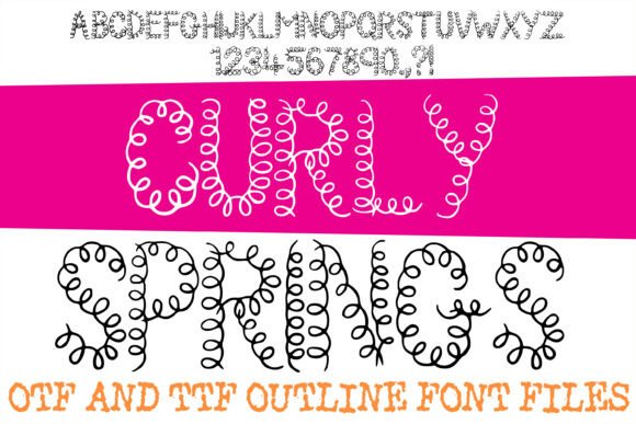 Curly Springs: A Playful Display Font That Lifts Your Brand