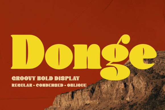 Donge: A Retro Display Font That Elevates Digital Branding