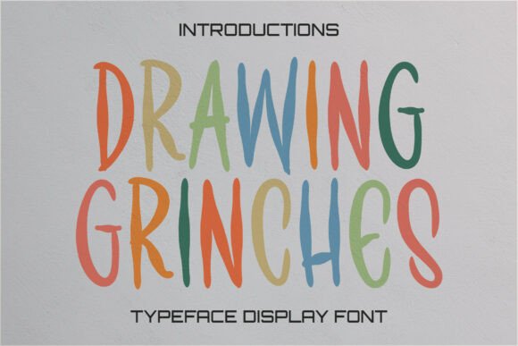 Drawing Grinches: A Display Font That Breathes Life Into Headlines
