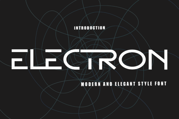 Electron: A Festive Display Font for Handmade Creators