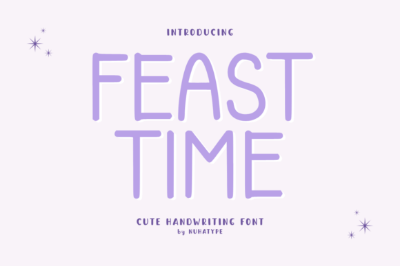 Feast Time: A Warm, Handcrafted Display Font for Real Branding