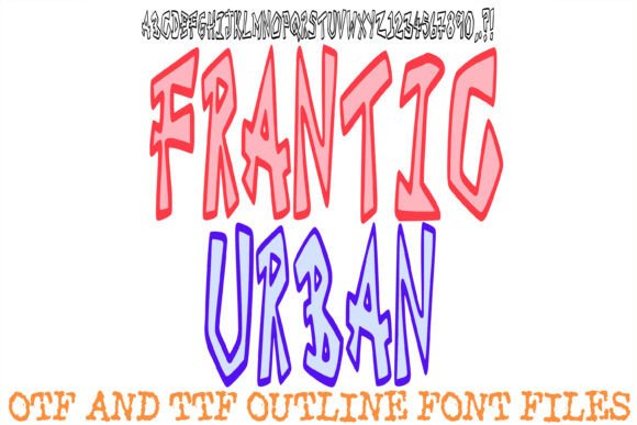 Frantic Urban: A Display Typeface That Sparks Editorial Energy