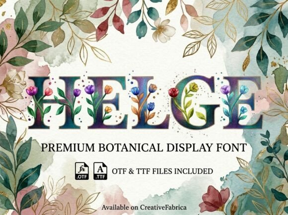 Helge: A Display Font That Makes Your Headlines Unmissable