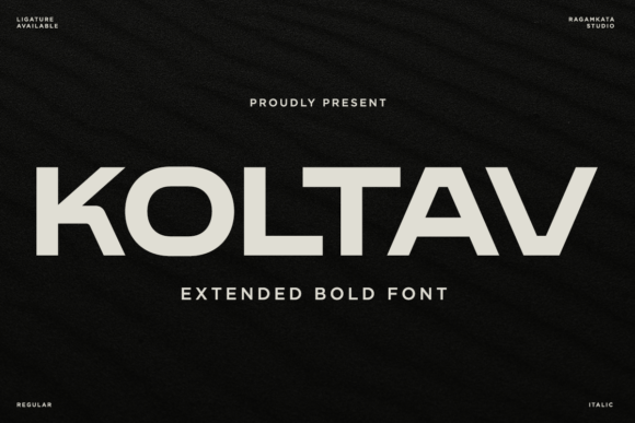 Koltav: A Bold Display Typeface for Impactful Web Design