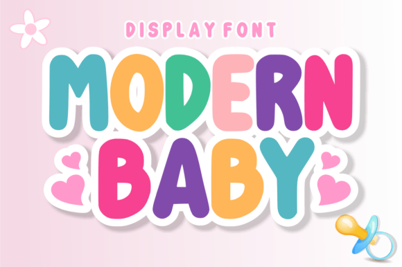 Modern Baby: A Playful Display Font for Joyful Editorial Moments