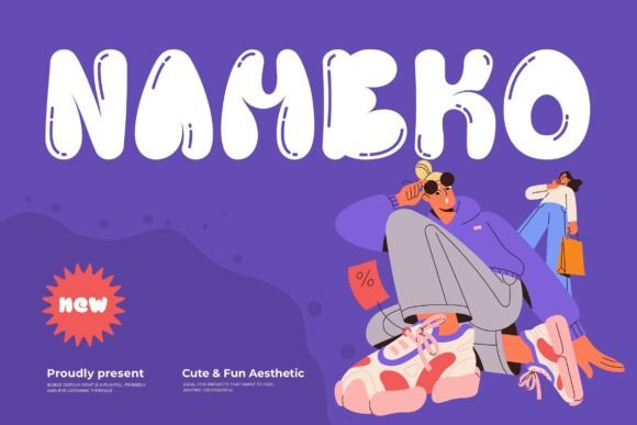 Nameko: A Playful Display Font That Lifts Digital Branding