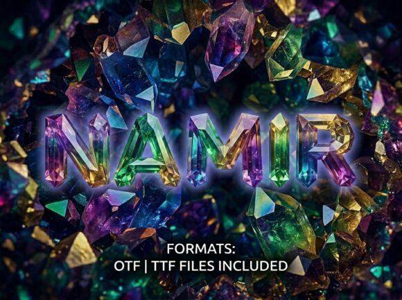 Namir: A Display Font for Nostalgic Digital Branding
