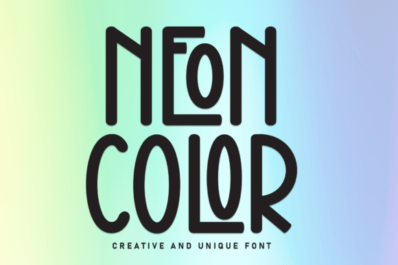 Neon Color: A Tall, Condensed Display Font for Digital Impact