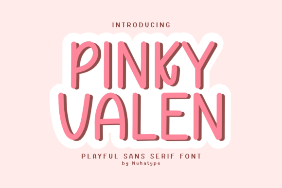 Pinky Valen: A Warm, Bouncy Display Font for Digital Branding