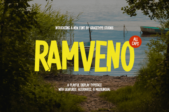 Ramveno: A Display Font That Makes Your Brand Feel Alive