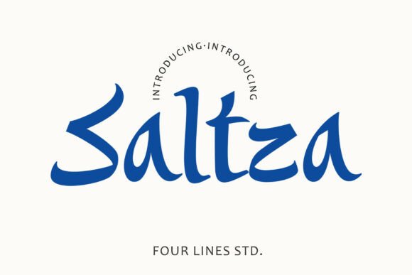 Saltza Font: A Bold, Cultural-Modern Display Typeface