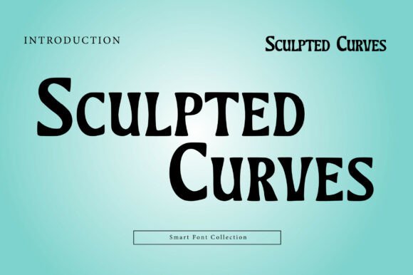 Sculpted Curves: A Bold Display Typeface for Digital Branding